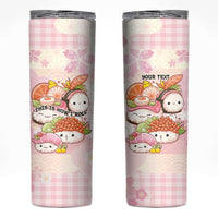 Personalized Japanese Kawaii Sushi Skinny Tumbler Pink Wagara Palaka This Is How I Roll LT9 Pink - Polynesian Pride
