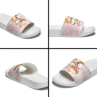 Japanese Kawaii Sushi Slide Sandals Pink Wagara Palaka This Is How I Roll LT9 - Polynesian Pride