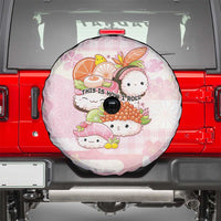 Japanese Kawaii Sushi Spare Tire Cover Pink Wagara Palaka This Is How I Roll LT9 - Polynesian Pride
