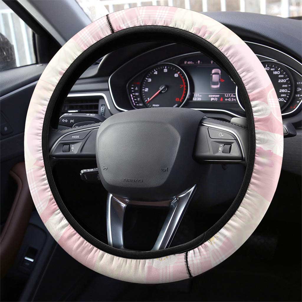 Japanese Kawaii Sushi Steering Wheel Cover Pink Wagara Palaka This Is How I Roll LT9 - Polynesian Pride
