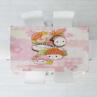 Japanese Kawaii Sushi Tablecloth Pink Wagara Palaka This Is How I Roll LT9 Pink - Polynesian Pride