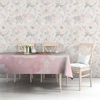 Japanese Kawaii Sushi Tablecloth Pink Wagara Palaka This Is How I Roll LT9 - Polynesian Pride