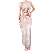Personalized Japanese Kawaii Sushi Tank Maxi Dress Pink Wagara Palaka This Is How I Roll LT9 Women Pink - Polynesian Pride