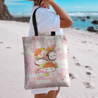 Japanese Kawaii Sushi Tote Bag Pink Wagara Palaka This Is How I Roll LT9 - Polynesian Pride