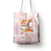 Japanese Kawaii Sushi Tote Bag Pink Wagara Palaka This Is How I Roll LT9 - Polynesian Pride