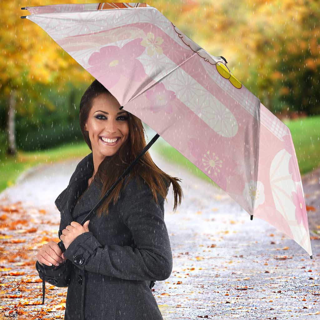 Japanese Kawaii Sushi Umbrella Pink Wagara Palaka This Is How I Roll LT9 - Polynesian Pride