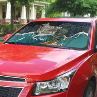 Personalized Japanese Koi Fish Ramen Auto Sun Shade Tiki Surfing Wagara Hibiscus Pattern LT9 - Polynesian Pride