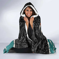 Personalized Japanese Koi Fish Ramen Hooded Blanket Tiki Surfing Wagara Hibiscus Pattern LT9 - Polynesian Pride