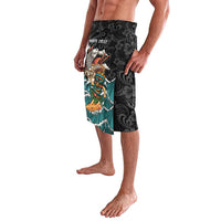 Personalized Japanese Koi Fish Ramen Lavalava Tiki Surfing Wagara Hibiscus Pattern LT9 - Polynesian Pride
