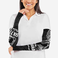 Black Guam Latte Stone Tribal Tattoo Arm Sleeves Hafa Adai Six 7 One - Polynesian Pride