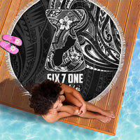 Black Guam Latte Stone Tribal Tattoo Beach Blanket Hafa Adai Six 7 One