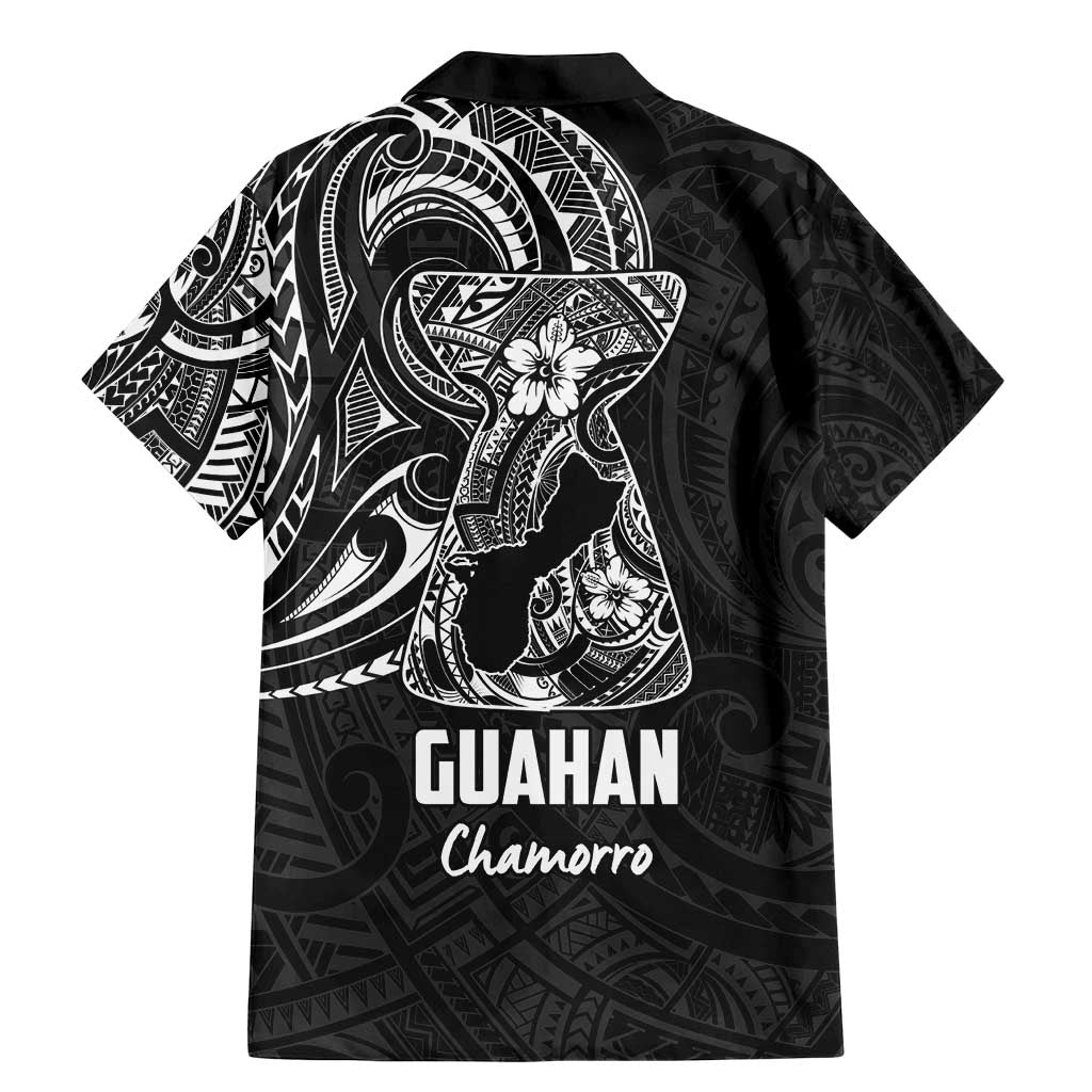 Black Guam Latte Stone Tribal Tattoo Family Matching Mermaid Dress and Hawaiian Shirt Hafa Adai Six 7 One