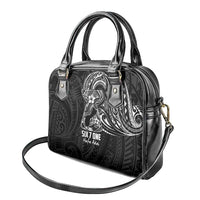 Black Guam Latte Stone Tribal Tattoo Shoulder Handbag Hafa Adai Six 7 One