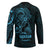 Blue Guam Latte Stone Tribal Tattoo Hockey Jersey Hafa Adai Six 7 One - Polynesian Pride