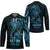 Blue Guam Latte Stone Tribal Tattoo Hockey Jersey Hafa Adai Six 7 One - Polynesian Pride