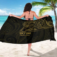Gold Guam Latte Stone Tribal Tattoo Sarong Hafa Adai Six 7 One