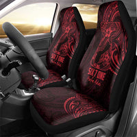 Oxblood Guam Latte Stone Tribal Tattoo Car Seat Cover Hafa Adai Six 7 One