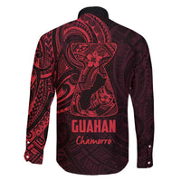 Oxblood Guam Latte Stone Tribal Tattoo Family Matching Mermaid Dress and Hawaiian Shirt Hafa Adai Six 7 One