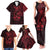 Oxblood Guam Latte Stone Tribal Tattoo Family Matching Tank Maxi Dress and Hawaiian Shirt Hafa Adai Six 7 One