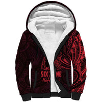 Oxblood Guam Latte Stone Tribal Tattoo Sherpa Hoodie Hafa Adai Six 7 One