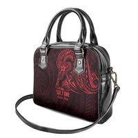 Oxblood Guam Latte Stone Tribal Tattoo Shoulder Handbag Hafa Adai Six 7 One
