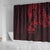 Oxblood Guam Latte Stone Tribal Tattoo Shower Curtain Hafa Adai Six 7 One