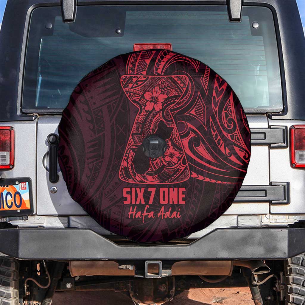 Oxblood Guam Latte Stone Tribal Tattoo Spare Tire Cover Hafa Adai Six 7 One