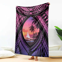 Guam Chamorro Artsy Blanket Guahan Sunset Beach