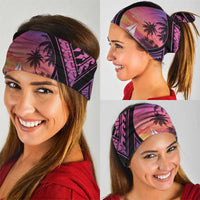 Guam Chamorro Artsy Neck Gaiter Guahan Sunset Beach - Polynesian Pride