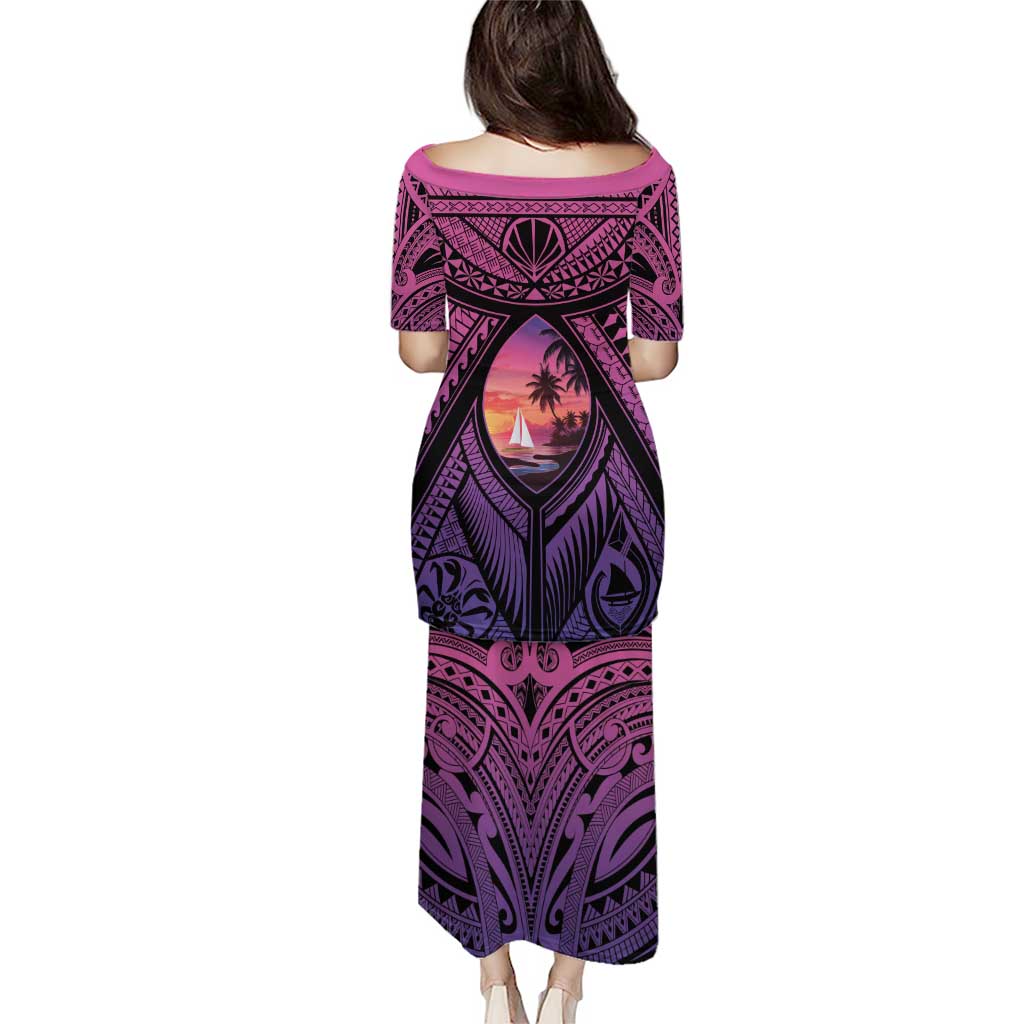 Guam Chamorro Artsy Puletasi Guahan Sunset Beach