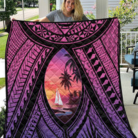 Guam Chamorro Artsy Quilt Guahan Sunset Beach