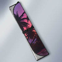 Guam Latte Stone with Map Auto Sun Shade Bougainvillea Beach Sunset - Polynesian Pride
