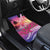 Guam Latte Stone with Map Car Mats Bougainvillea Beach Sunset