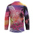 Guam Latte Stone with Map Hockey Jersey Bougainvillea Beach Sunset - Polynesian Pride