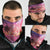 Guam Latte Stone with Map Neck Gaiter Bougainvillea Beach Sunset - Polynesian Pride