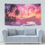 Guam Latte Stone with Map Tapestry Bougainvillea Beach Sunset