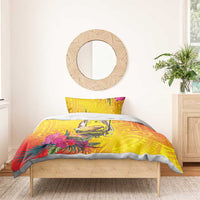 Papua New Guinea Cultural Tropical Flowers Bedding Set