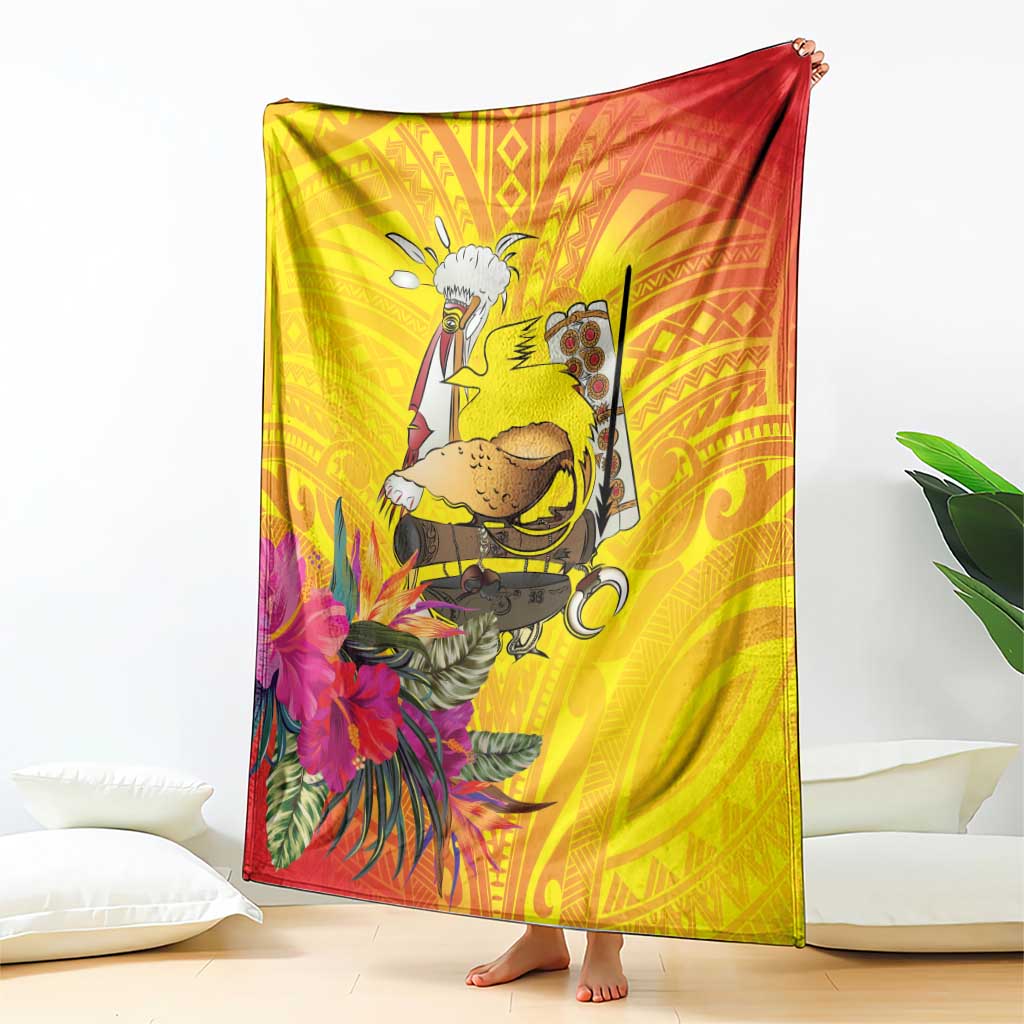 Papua New Guinea Cultural Tropical Flowers Blanket LT9 - Polynesian Pride