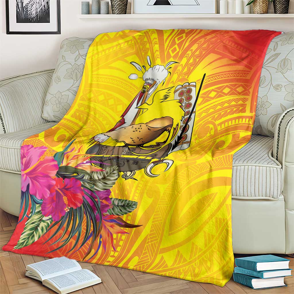 Papua New Guinea Cultural Tropical Flowers Blanket LT9 - Polynesian Pride