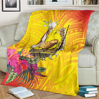 Papua New Guinea Cultural Tropical Flowers Blanket LT9 - Polynesian Pride