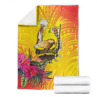 Papua New Guinea Cultural Tropical Flowers Blanket LT9 - Polynesian Pride