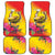 Papua New Guinea Cultural Tropical Flowers Car Mats