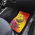 Papua New Guinea Cultural Tropical Flowers Car Mats