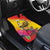 Papua New Guinea Cultural Tropical Flowers Car Mats