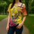 Papua New Guinea Cultural Tropical Flowers Cross Shoulder Shirt - Polynesian Pride
