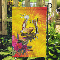 Papua New Guinea Cultural Tropical Flowers Garden Flag LT9 Garden Flag Gold - Polynesian Pride