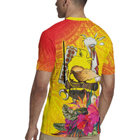 Papua New Guinea Cultural Tropical Flowers Rugby Jersey