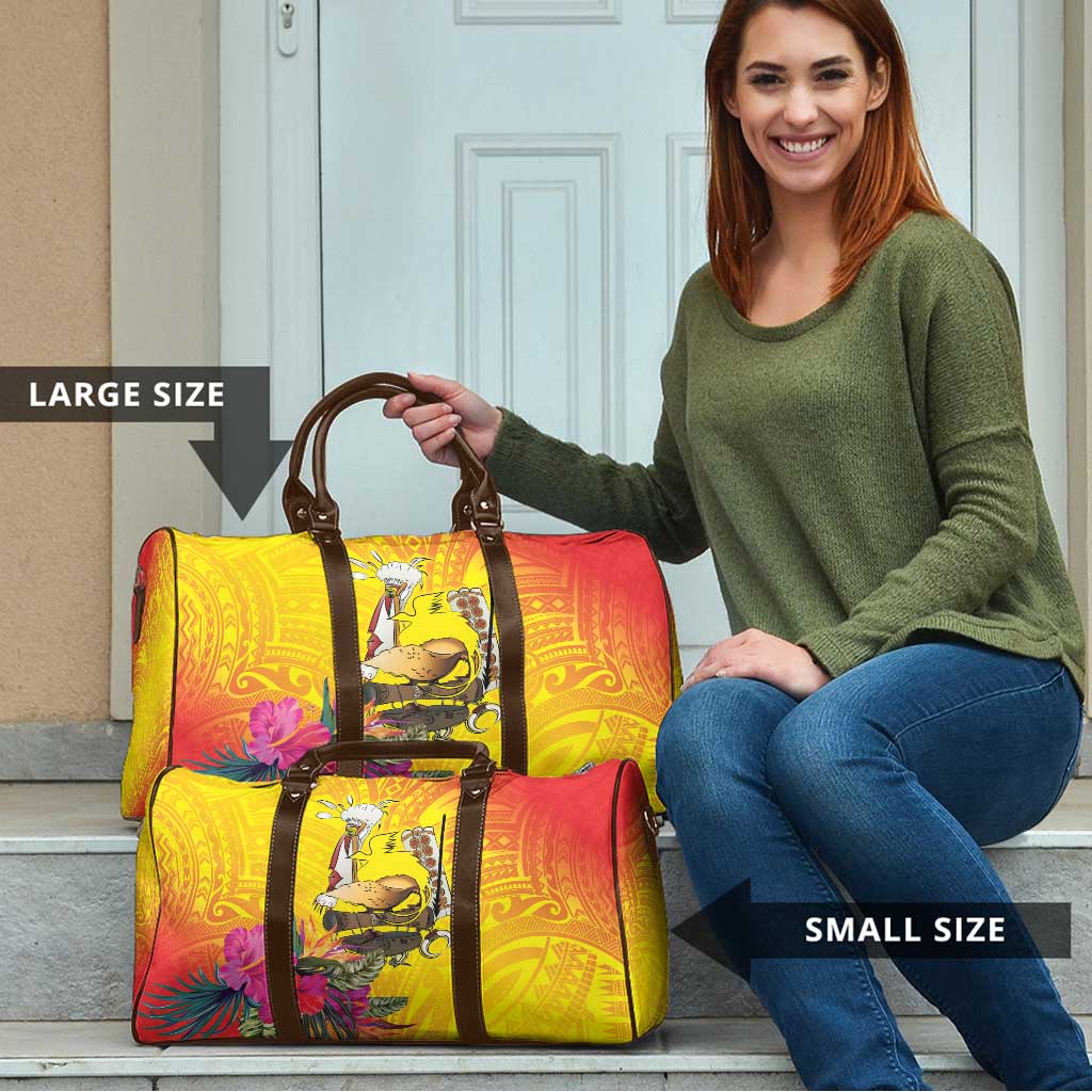 Papua New Guinea Cultural Tropical Flowers Travel Bag - Polynesian Pride