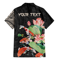 Personalized Japanese Koi Fish Family Matching Mermaid Dress and Hawaiian Shirt with Polynesian Pattern LT9 - Polynesian Pride