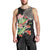 Personalized Japanese Koi Fish Men Tank Top with Polynesian Pattern